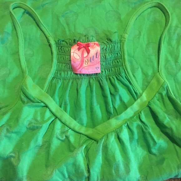 Victoria's Secret Tops - Unique, Fun green top 💚 for summer.